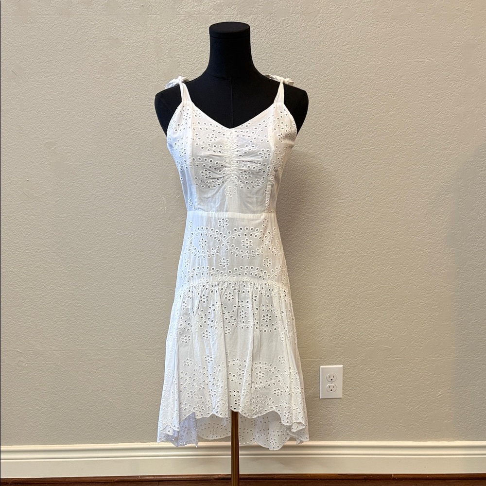 Venus Eyelet High low Dress